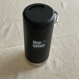 Klean Kanteen TK Wide 12 oz Water Bottle, Straw Lid, Insulated Stainless Steel